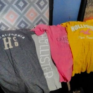 Tee shirts and shorts